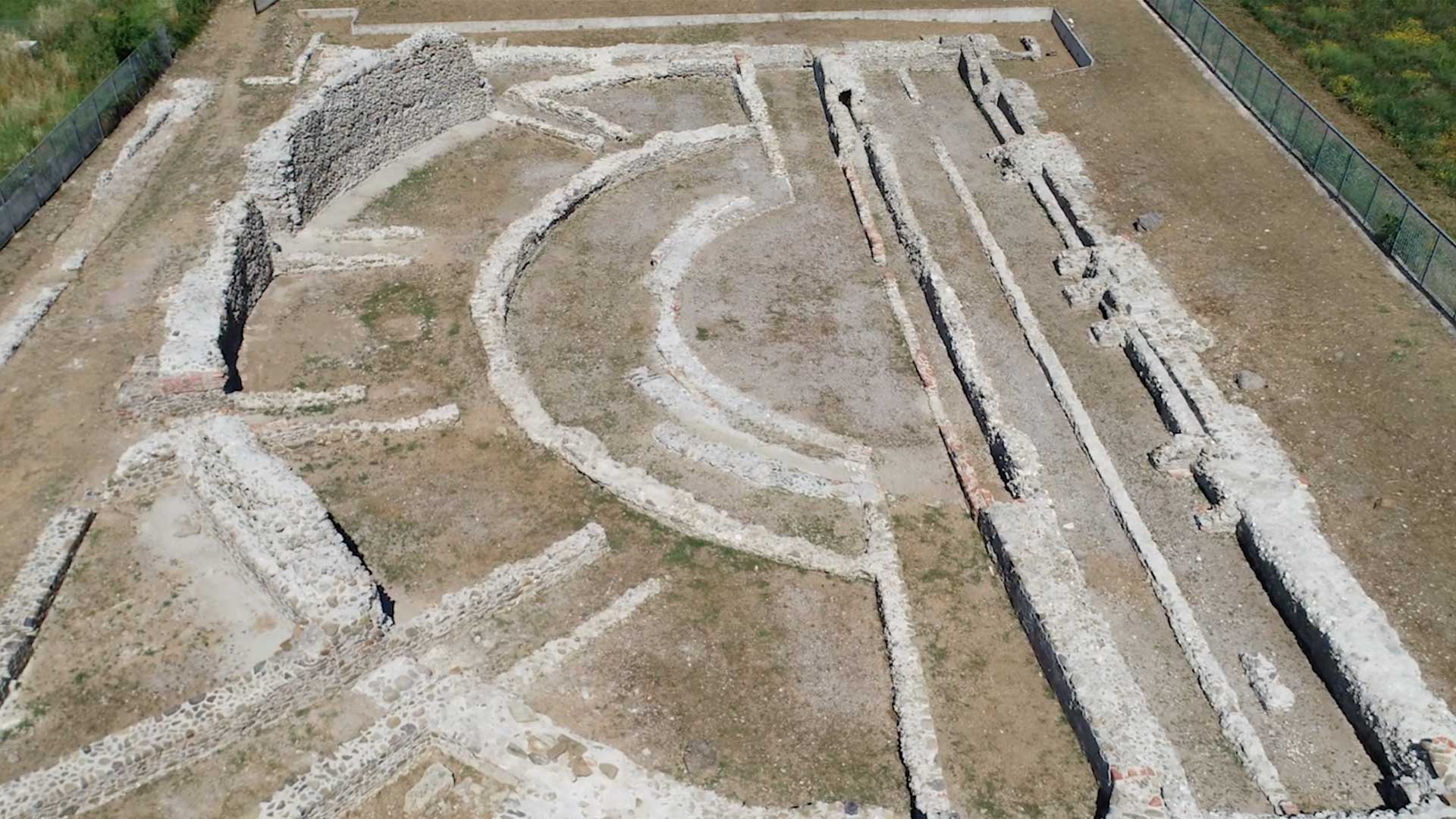 Vista aerea dell’anfiteatro